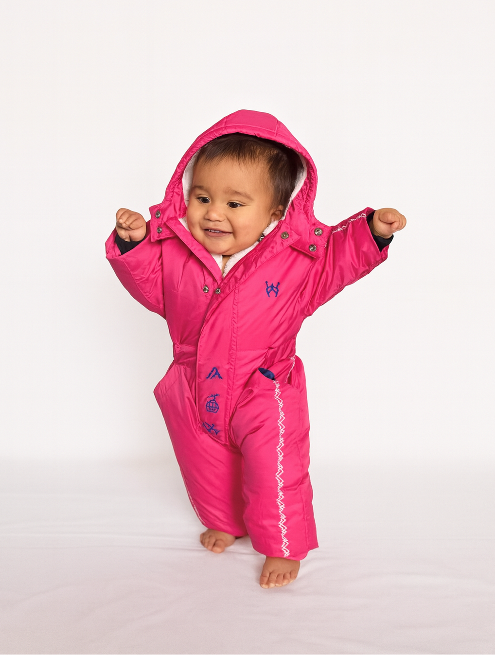 CHILDREN'S ONE PIECE - Fuchsia