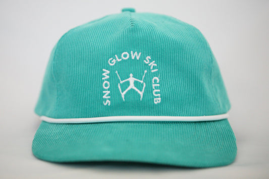 SKI CLUB CORDUROY HAT - Teal