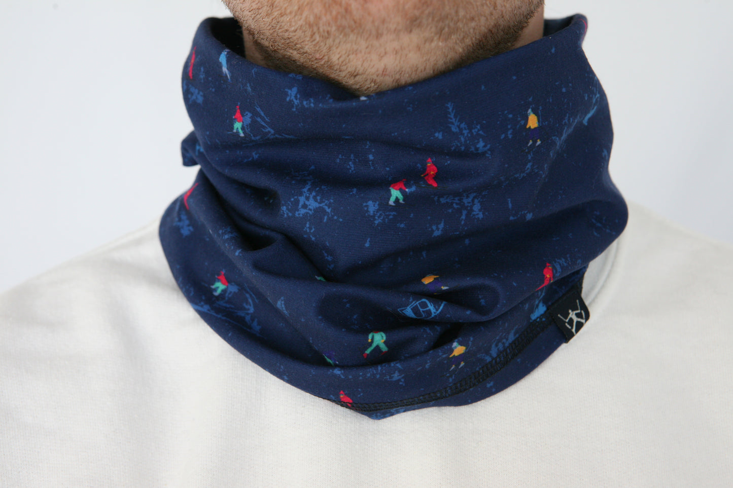 FLEECE NECK WARMER - Powder Print