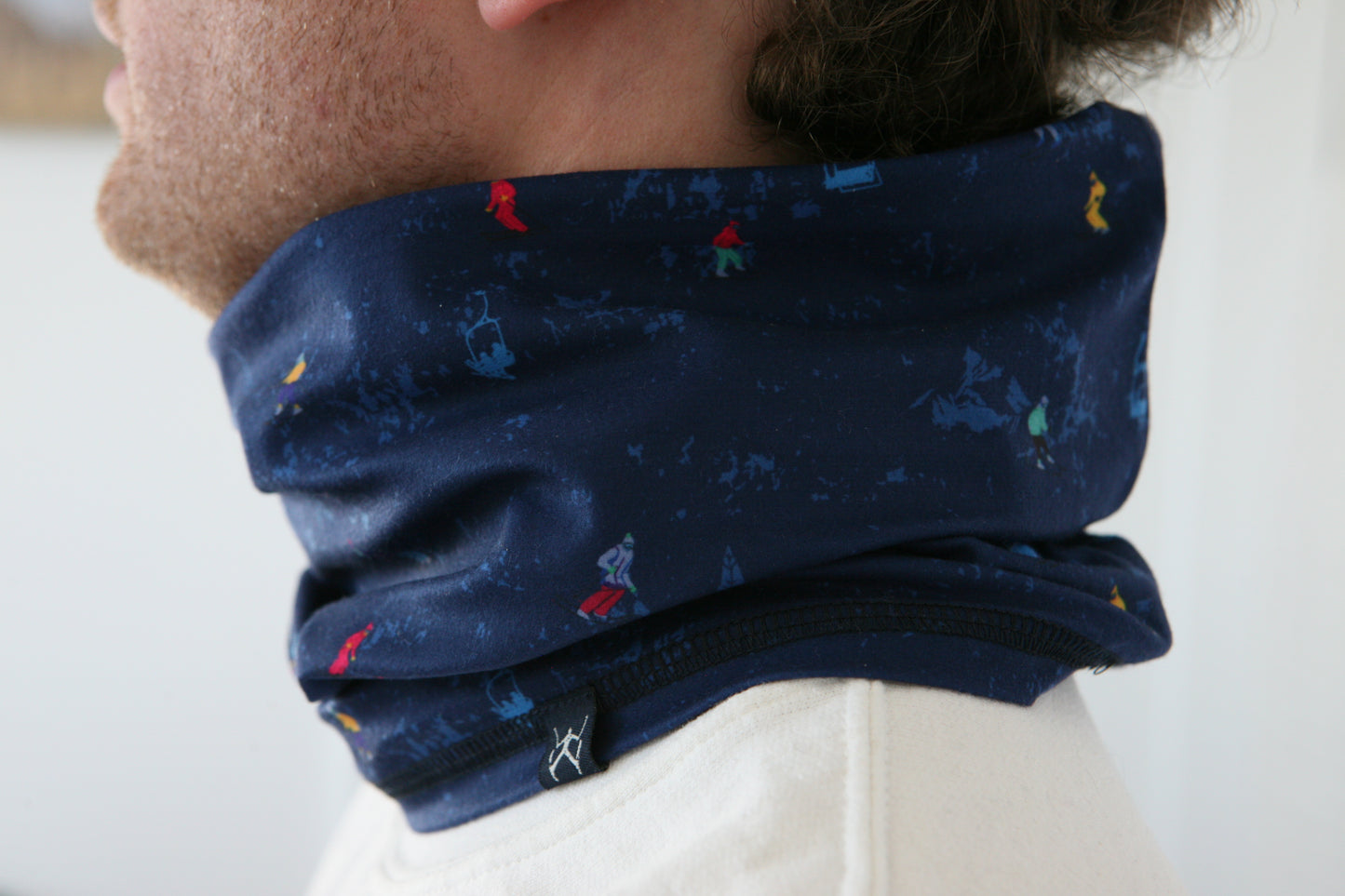 FLEECE NECK WARMER - Powder Print